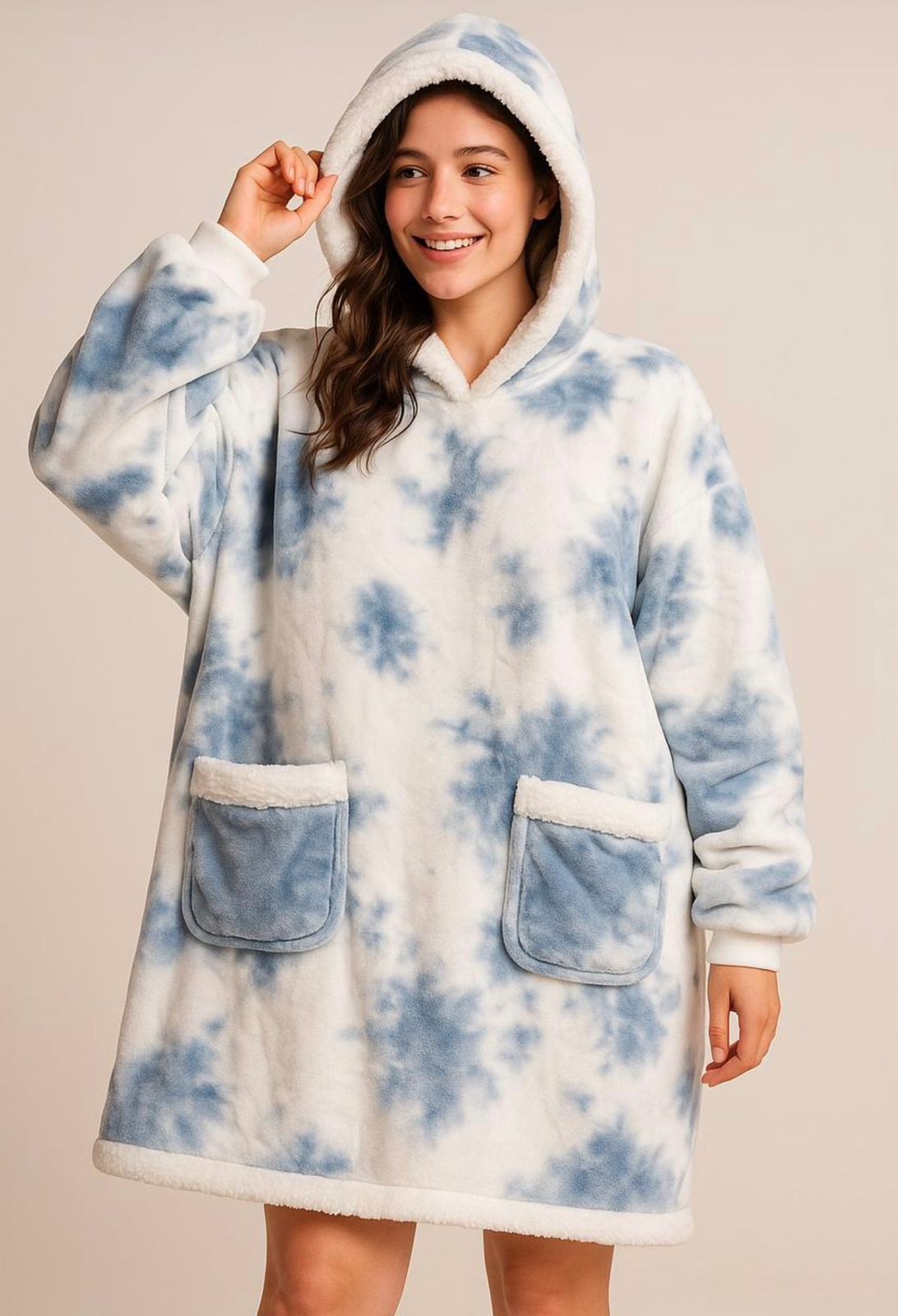 Huggle Oversized Wearable Blanket Hoodie for Men & Women
