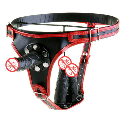 Black emperor Dildo Chastity Belt Strapless Strap On