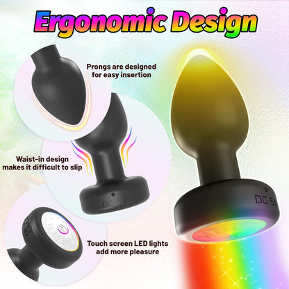 Disco Vibrating Butt Plug