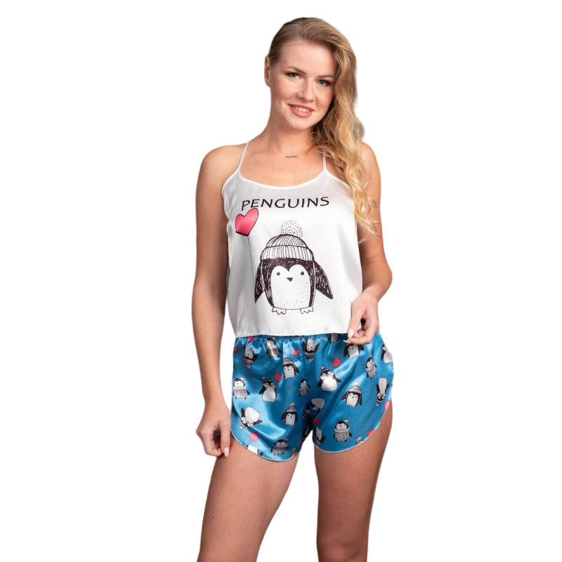 Penguin Pyjama Short