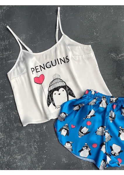 Penguin Pyjama Short