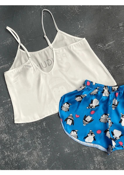 Penguin Pyjama Short