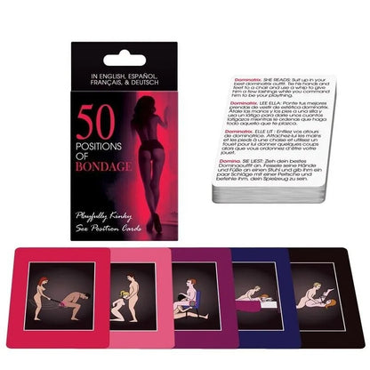 50 Positions Of Bondage Sex Position Naughty Erotic Novelty Card Game